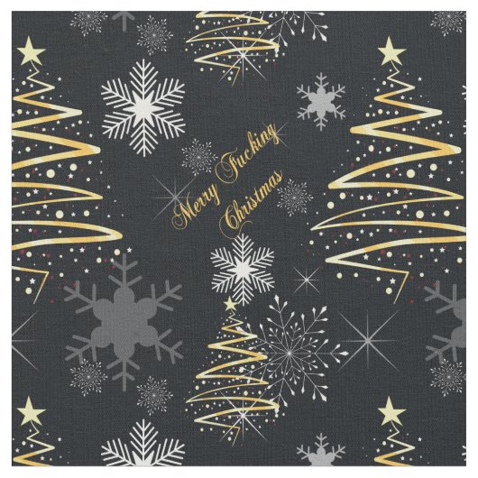 Frohe Weihnachten Stoff (Nahaufnahme)