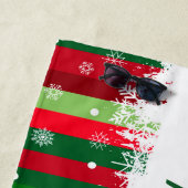 Frohe Weihnachten Strandtuch (Beispiel)