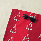 Frohe Weihnachten Strandtuch (Beispiel)