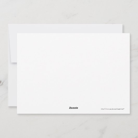 Frohe Weihnachten - Streifen - Grüße Karte (Rückseite)