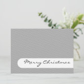 Frohe Weihnachten - Streifen - Grüße Karte (Stehend Vorderseite)