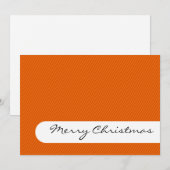 Frohe Weihnachten - Streifen - Grüße Karte (Vorne/Hinten)