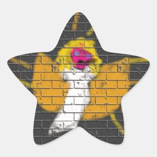 Frohe Weihnachten Sun Moon Angel, Kunst von Kinder Stern-Aufkleber (Vorderseite)