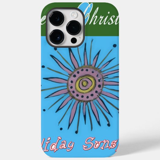 Frohe Weihnachten Sunshine Holiday.png Case-Mate iPhone Hülle (Rückseite)