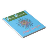 Frohe Weihnachten Sunshine Holiday.png Notizblock (angewinkelt)