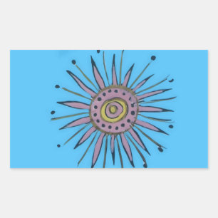 Frohe Weihnachten Sunshine Holiday.png Rechteckiger Aufkleber