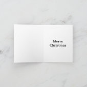 Frohe Weihnachten Süße Welpen Weihnachtskarte (Innenseite)