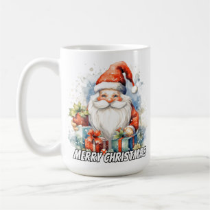 Frohe Weihnachten Süßer Kleiner Weihnachtsmann Kaffeetasse