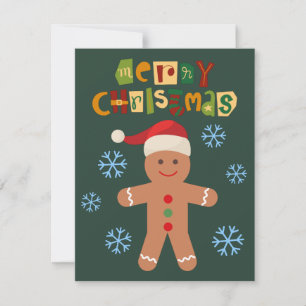 Frohe Weihnachten Süßer Lebkuchenmann