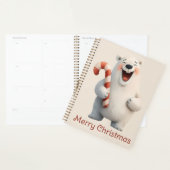Frohe Weihnachten Süßes Eisbär-Design Planer (Anzeige)