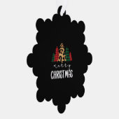 Frohe Weihnachten Svg Leopard Tree Ornament Karte (Rechts)