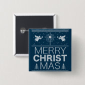 Frohe Weihnachten Sweater Religiöse Religion Button (Vorne & Hinten)