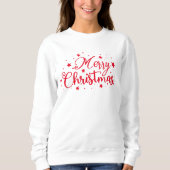Frohe Weihnachten Sweatshirt (Vorderseite)
