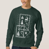 Frohe Weihnachten Sweatshirt (Vorderseite)