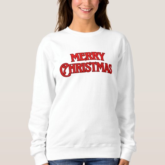 Frohe Weihnachten Sweatshirt (Vorderseite)