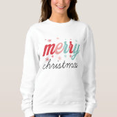 Frohe Weihnachten Sweatshirt (Vorderseite)