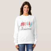 Frohe Weihnachten Sweatshirt (Vorne ganz)