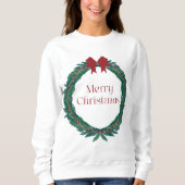 Frohe Weihnachten Sweatshirt (Vorderseite)