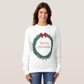 Frohe Weihnachten Sweatshirt (Vorne ganz)