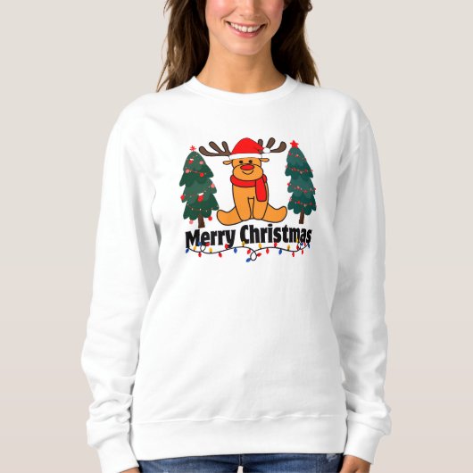 Frohe Weihnachten Sweatshirt (Vorderseite)