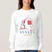 Frohe Weihnachten Sweatshirt (Vorderseite)