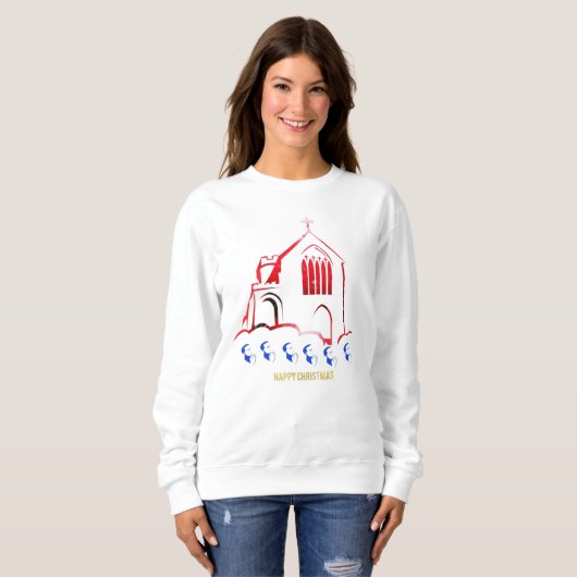 Frohe Weihnachten Sweatshirt (Vorne ganz)