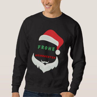 frohe weihnachten sweatshirt