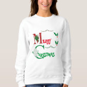 Frohe Weihnachten Sweatshirt (Vorderseite)