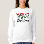Frohe Weihnachten Sweatshirt (Vorderseite)