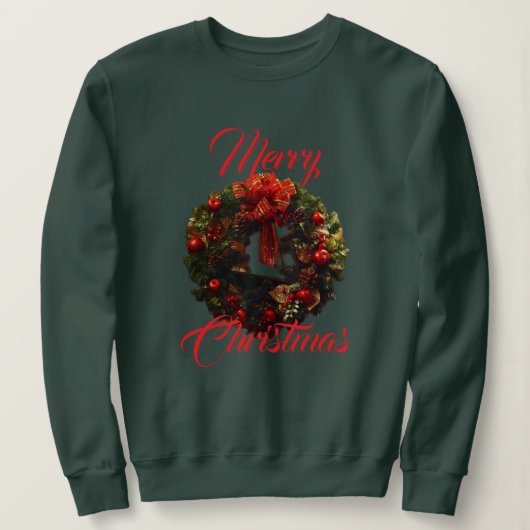 "Frohe Weihnachten" Sweatshirt (Design vorne)
