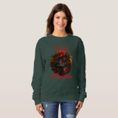 "Frohe Weihnachten" Sweatshirt (Vorne ganz)