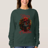 "Frohe Weihnachten" Sweatshirt (Vorderseite)