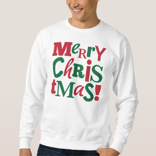 Frohe Weihnachten Sweatshirt (Vorderseite)