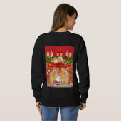 Frohe Weihnachten Sweatshirt (Schwarz voll)