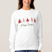 Frohe Weihnachten Sweatshirt (Vorderseite)