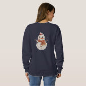 Frohe Weihnachten Sweatshirt (Schwarz voll)