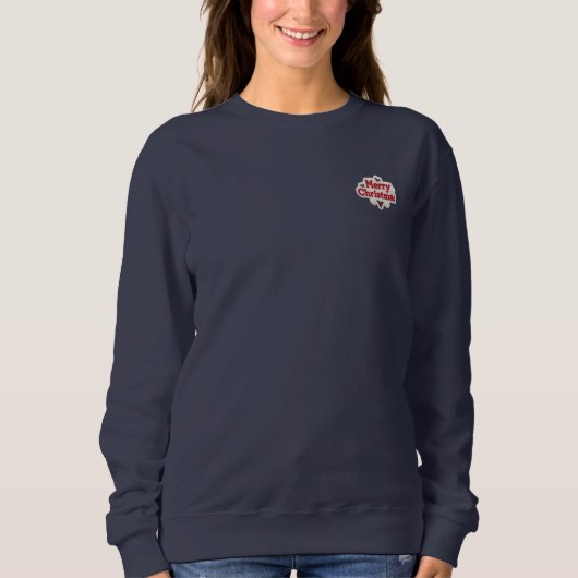 Frohe Weihnachten Sweatshirt (Vorderseite)