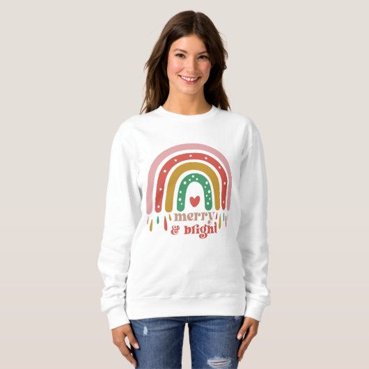 Frohe Weihnachten Sweatshirt (Vorne ganz)