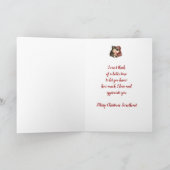 Frohe Weihnachten Sweetheart Niedlich Teddy Bear H (Innenseite)