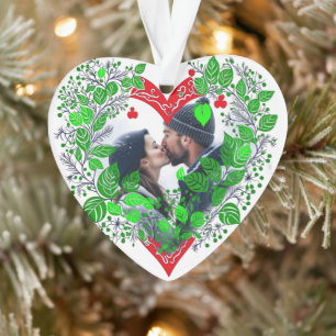 Frohe Weihnachten Sweetheart Weihnachts-Foto Ornament