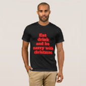 Frohe Weihnachten  T-Shirt (Vorne ganz)