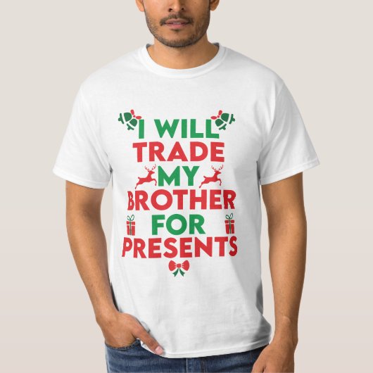 Frohe Weihnachten T-Shirt (Vorderseite)
