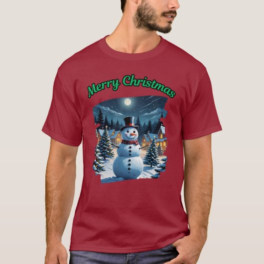 Frohe Weihnachten T-Shirt (Vorderseite)
