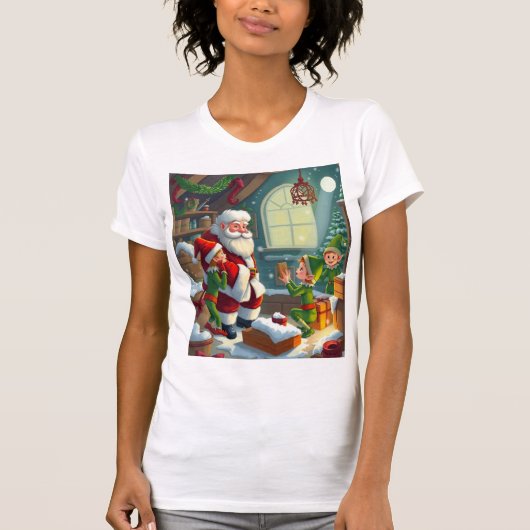 Frohe Weihnachten T-Shirt (Vorderseite)