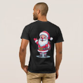 Frohe Weihnachten T-Shirt (Schwarz voll)