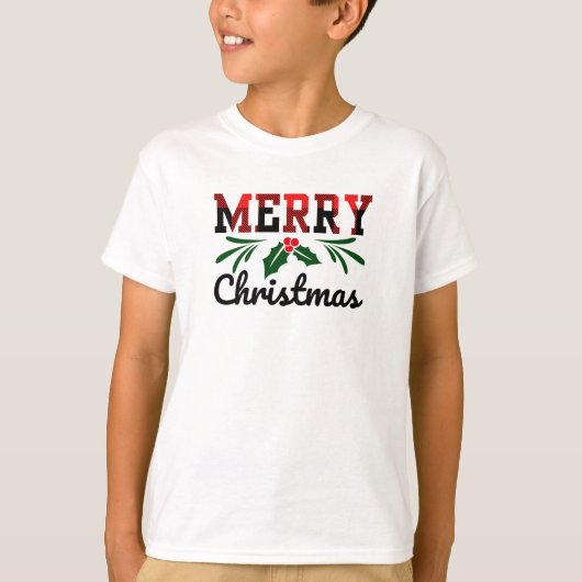 Frohe Weihnachten T-Shirt (Vorderseite)