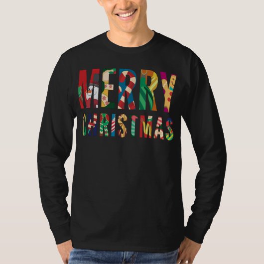 Frohe Weihnachten T-Shirt (Vorderseite)
