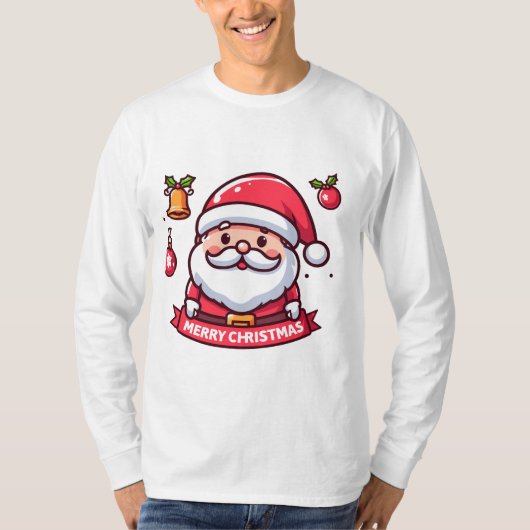 Frohe Weihnachten T-Shirt (Vorderseite)