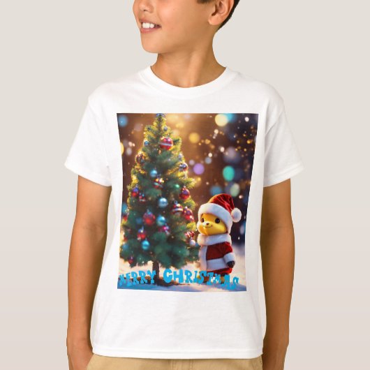 frohe Weihnachten T-Shirt (Vorderseite)