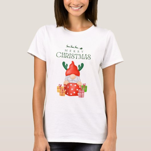 Frohe Weihnachten T-Shirt (Vorderseite)